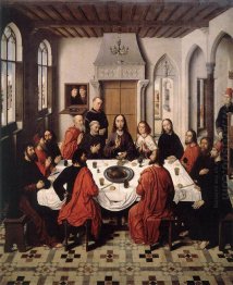 The Last Supper - from the Winged altar in St. Peter in Leuven