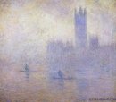 Houses Of Parliament Brouillard Effet 1901