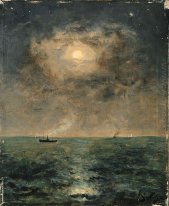 Bij maanlicht seascape