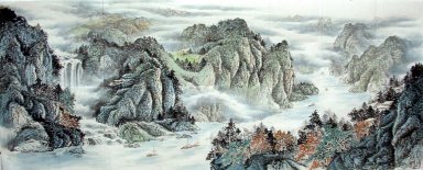 Montagne et de l\'eau - peinture chinoise