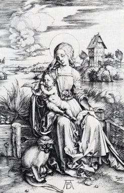 madonna avec le singe 1498