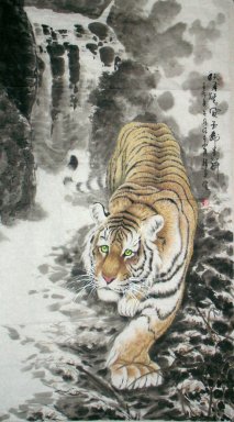 Tiger - la pintura china