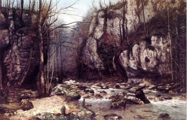 The Stream Of The Puits Noir a Ornans 1868