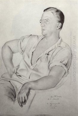 Portret van een K Mineev 1923