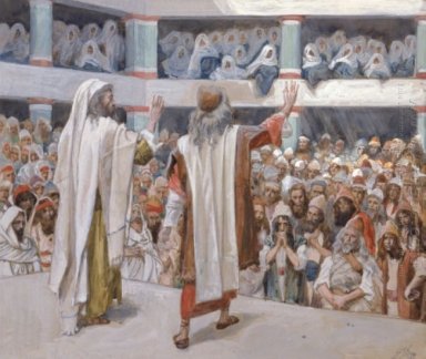 Moses und Aaron Speak To The People