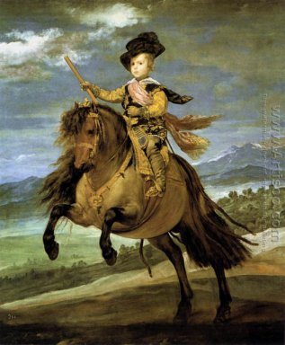 Prince Baltasar Carlos på hästrygg 1635-1636