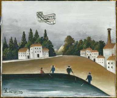 Los pescadores y Biplano 1908
