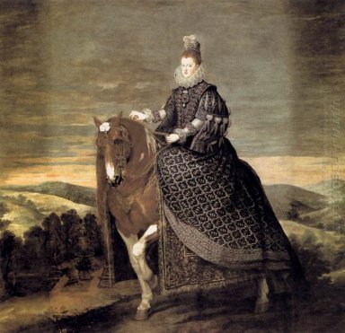 Portrait Of Queen Margaret Of Austria 1635