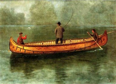 Pesca da una canoa 1859