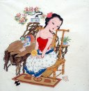 Bella signora - Pittura cinese