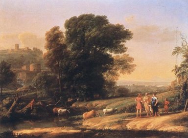 Paysage avec Céphale et Procris réunis par Diana 1645