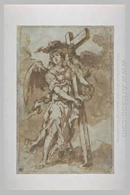 Angelo che porta la croce 1660