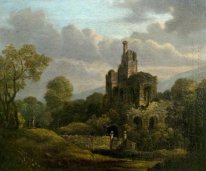 Landscape Dengan Kastil Ruined