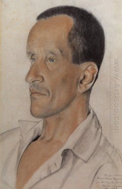 Portret van Konstantin Igumnov Nicolayevich 1923