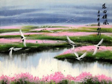 Wetlands - Pittura cinese