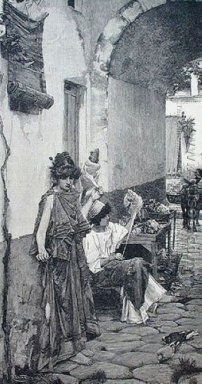 Een Byway Ancient Rome 1884, ook bekend als de Zij Een haspel