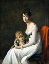 Madame Jeanne Desbassayns Richemont en haar zoon, Eugene
