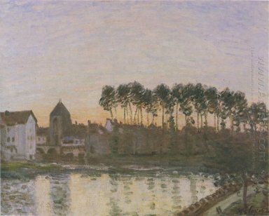 Tramonto a Moret 1877