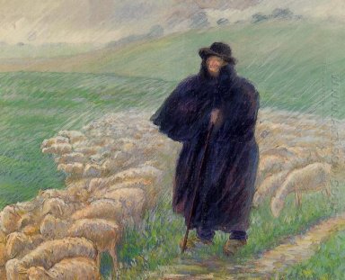 Пастух в ливень 1889