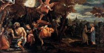Bautismo y tentación de Cristo 1582
