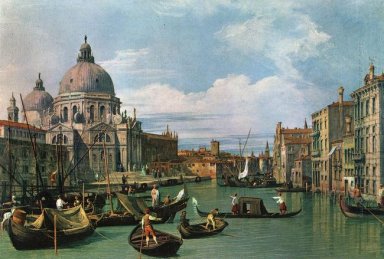 le Grand Canal à l\'église de la Salute