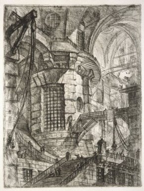 The Round Tower Plate III från Carceri D Invenzione 1749