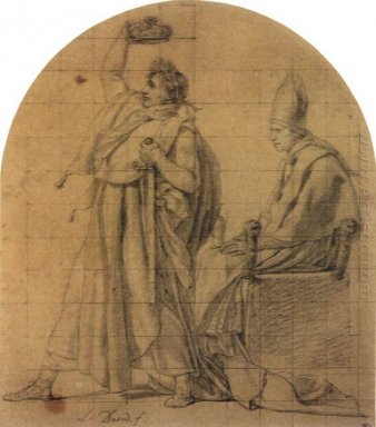 Napoleón Holding Josephine S Crown 1805