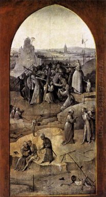 Triptych da tentação de St Anthony 1506 1