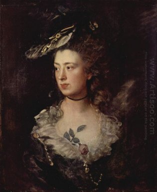 Portret van Mary Gainsborough 1777