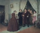 Arrival Of A New Governess In A Merchant House 1866
