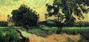 Landscape With The Chateau Of Auvers At Sunset 1890
