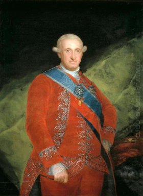 Portret van Charle Iv Van Spanje 1789