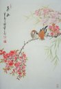 Pájaros y flores - Pintura china