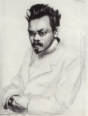 Portrait de l\'écrivain A M Rémizov 1907