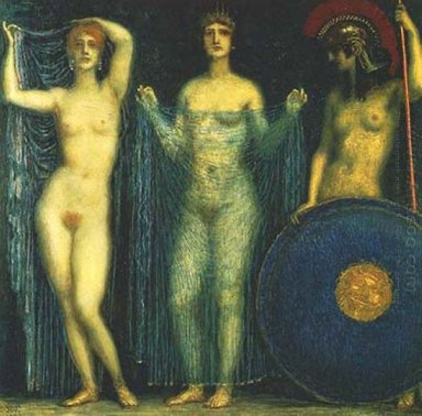 De drie godinnen Hera, Aphrodite en Athena