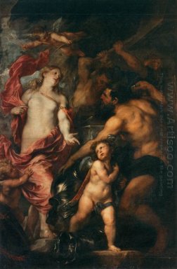 Vénus demandant à Vulcain pour l\'armure d\'Énée 1632