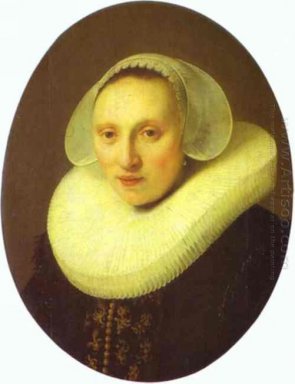 Portrait Of Cornelia Pronck Wife Of Albert Cuyper At The Age Of