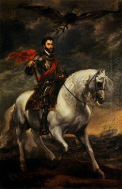 kejsaren Karl V till häst 1620