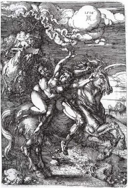 Kidnappningen av Proserpine på en enhörning 1516