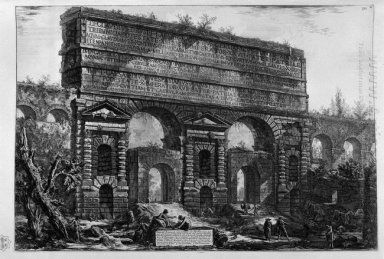 Des vestiges d\'aqueducs Neroniani