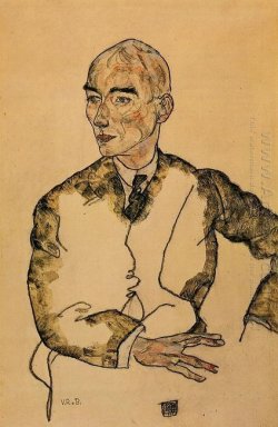 Retrato del Dr. Viktor ritter von Bauer 1917