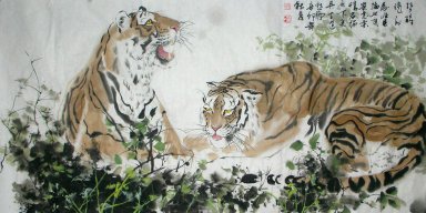 Tiger - Lukisan Cina