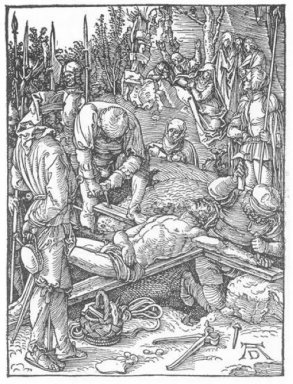 Cristo è inchiodato alla croce 1511