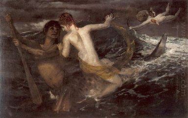 triton carregando uma nereid nas costas 1875