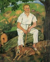 Andre Lippen en zijn honden 1932