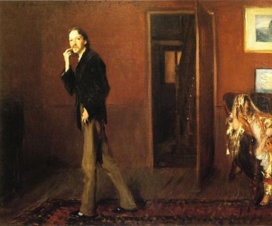 Robert Louis Stevenson en zijn vrouw 1885