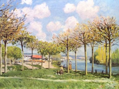 Die Seine bei Bougival 1876 1