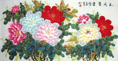 Pivoine - Peinture chinoise