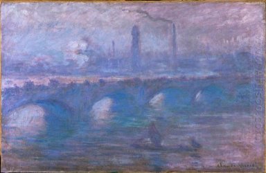 El puente de Waterloo Misty Mañana 1901