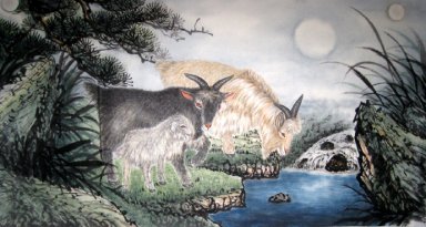 Sheep - Chinese Painting